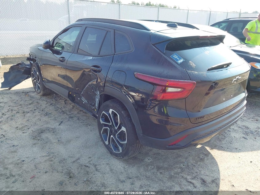 Vin: kl77ljep2sc176080, lot: 46250407, chevrolet trax fwd 2rs 20253