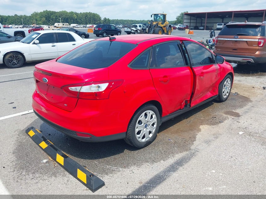 Vin: 1fahp3f21cl234116, lot: 46250408, ford focus se 20124