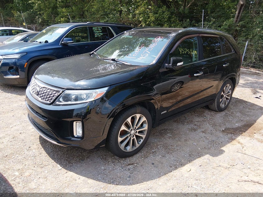 Vin: 5xykwda79eg432078, lot: 46250409, kia sorento sx v6 20142