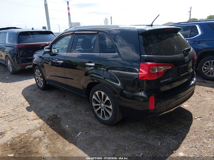 Vin: 5xykwda79eg432078, lot: 46250409, kia sorento sx v6 20143