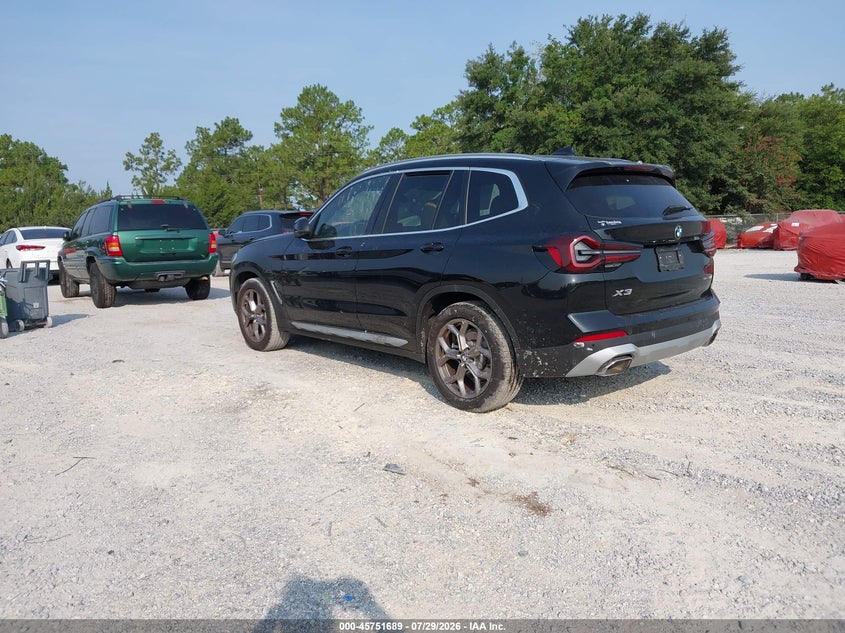 Vin: wbx47dp0xrn263528, lot: 46250411, bmw x3 sdrive30i 20243