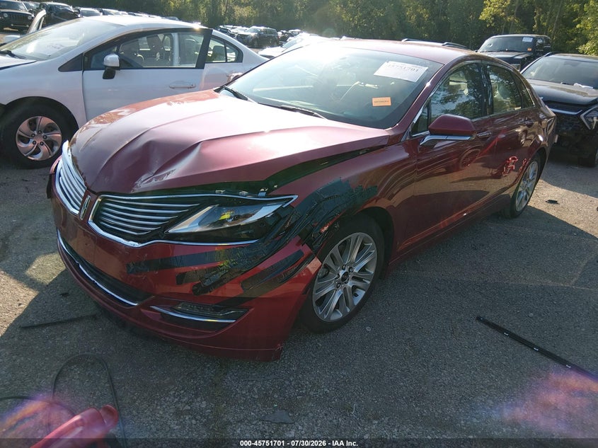 Vin: 3ln6l2lu6gr628212, lot: 46250423, lincoln mkz hybrid 20162