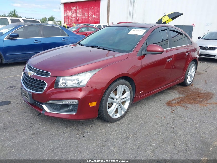 Vin: 1g1pg5sb6f7254746, lot: 46250438, chevrolet cruze ltz 20152