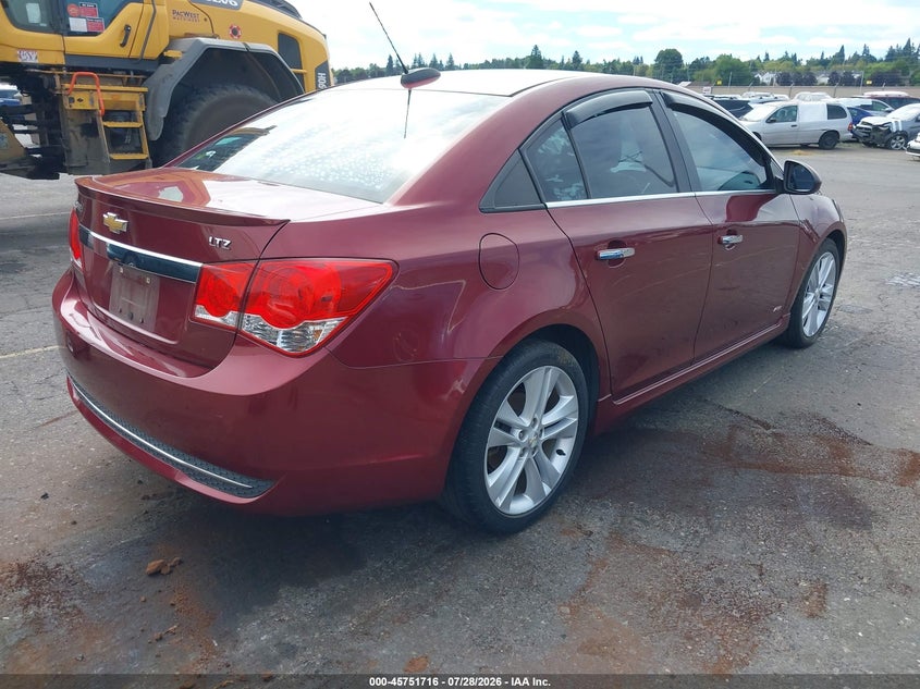 Vin: 1g1pg5sb6f7254746, lot: 46250438, chevrolet cruze ltz 20154