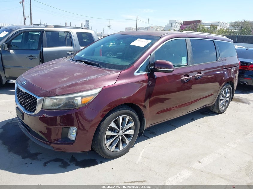 Vin: kndmc5c12g6143548, lot: 46250439, kia sedona sx 20162