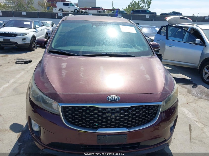 2016 KIA SEDONA auction photo 6