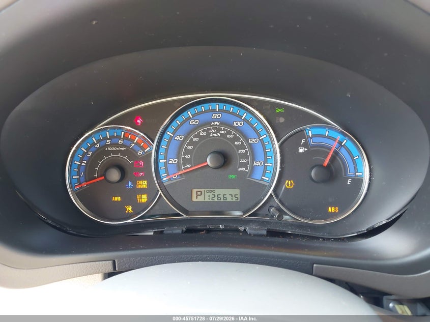 2009 SUBARU FORESTER auction photo 7