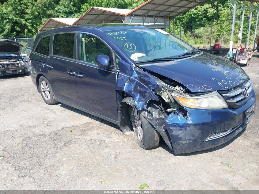 Vin: 5fnrl5h60fb122761, lot: 46250452, honda odyssey ex-l 2015 img_1