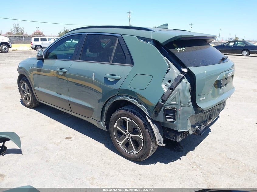 Vin: kndcr3le3p5107004, lot: 46250455, kia niro ex 20233