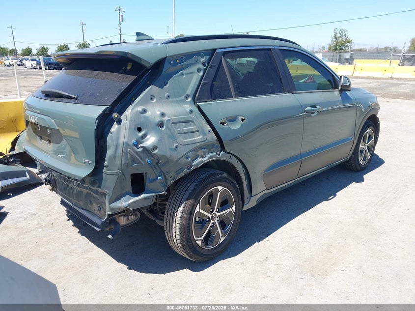 Vin: kndcr3le3p5107004, lot: 46250455, kia niro ex 20234