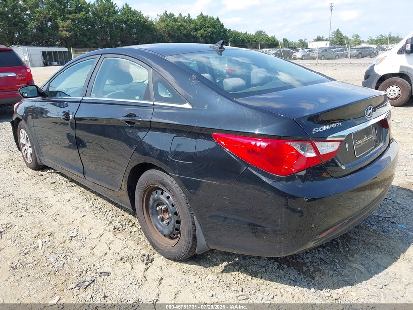 Vin: 5npeb4ac7bh307283, lot: 46250457, hyundai sonata gls 20113