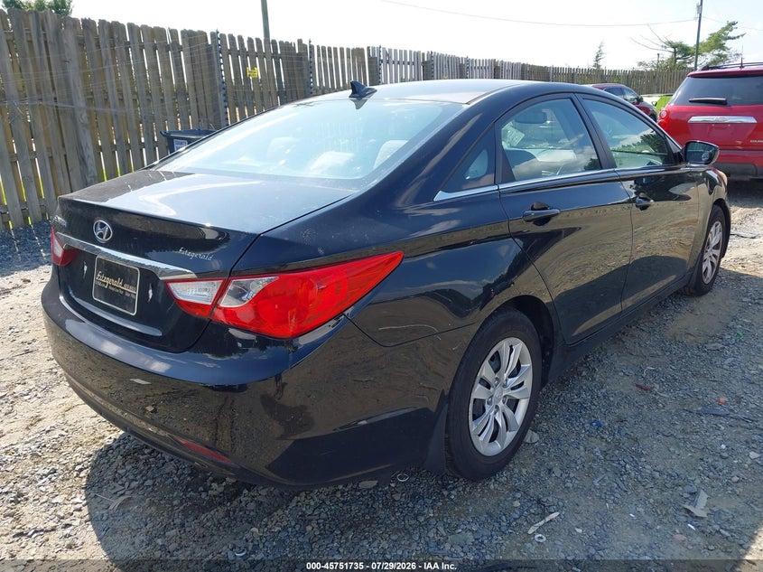 Vin: 5npeb4ac7bh307283, lot: 46250457, hyundai sonata gls 20114