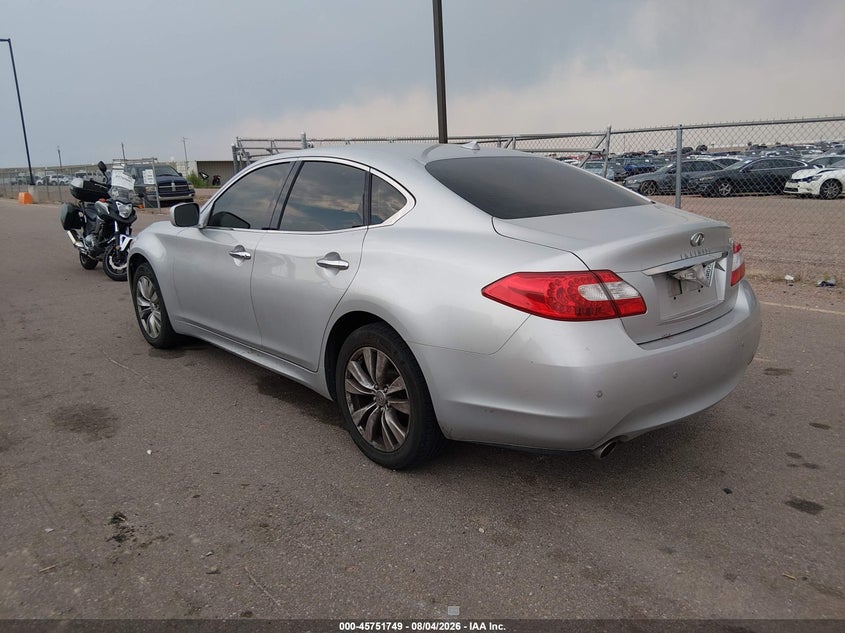 Vin: jn1by1ar9dm604961, lot: 46250471, infiniti m37x 20133