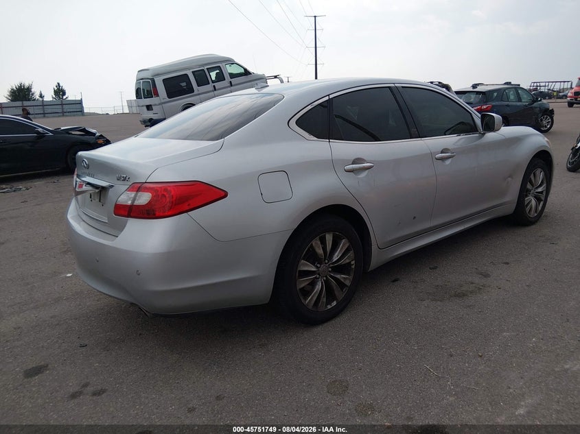 Vin: jn1by1ar9dm604961, lot: 46250471, infiniti m37x 20134
