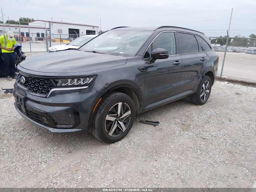 Vin: 5xyrhdlf0mg045611, lot: 46250481, kia sorento ex 20212