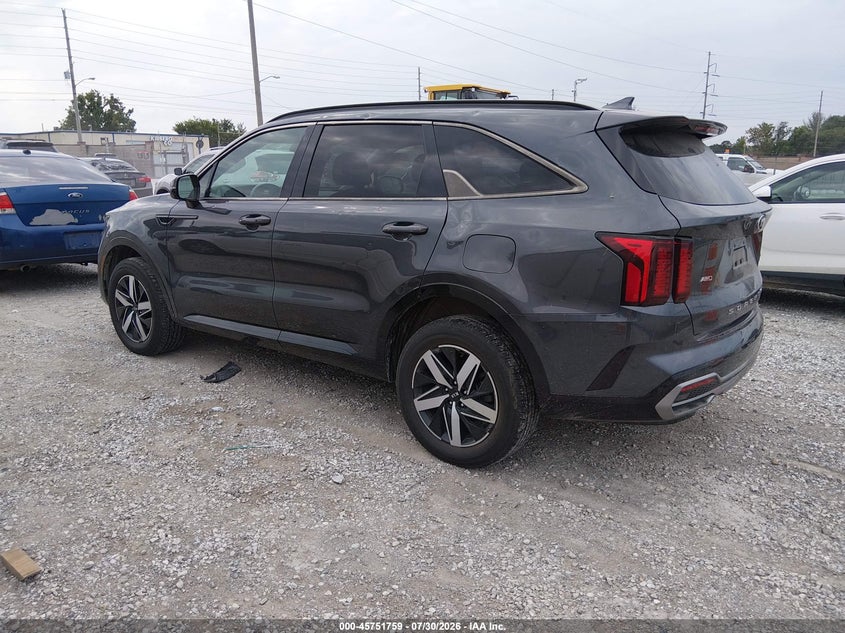 Vin: 5xyrhdlf0mg045611, lot: 46250481, kia sorento ex 20213