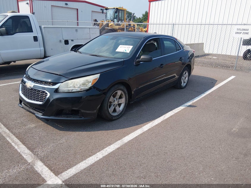 2015 Chevrolet Malibu, Обычный износ, IAAI, VIN 1G11B5SL9FF312285 — фото 2