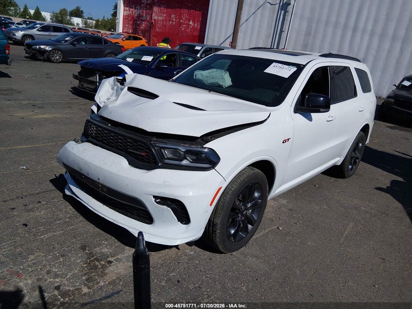 Vin: 1c4rdjdg5sc542723, lot: 46250494, dodge durango gt plus awd 20252