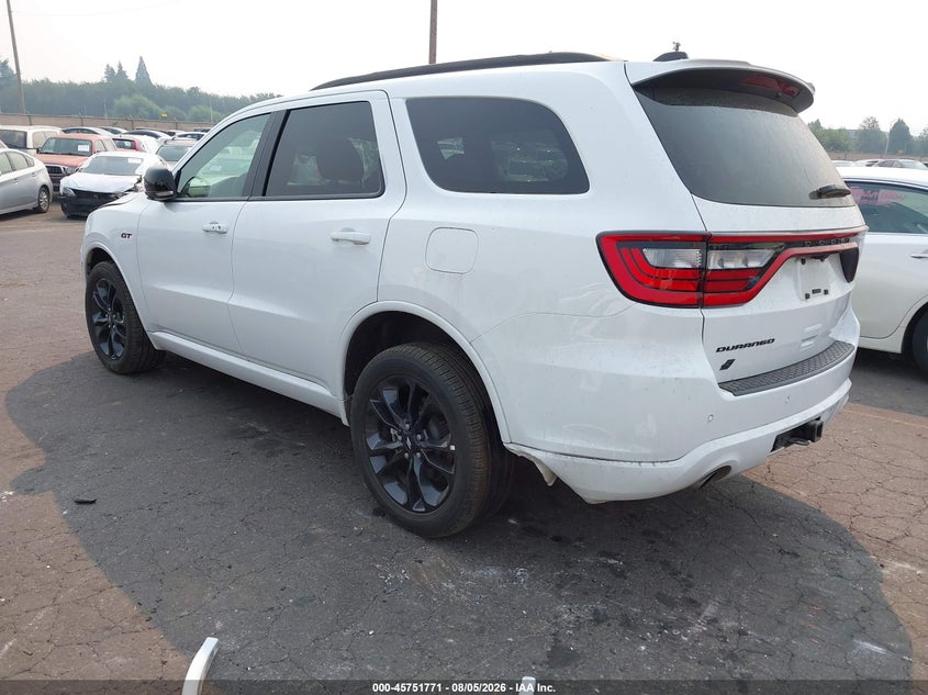 Vin: 1c4rdjdg5sc542723, lot: 46250494, dodge durango gt plus awd 20253