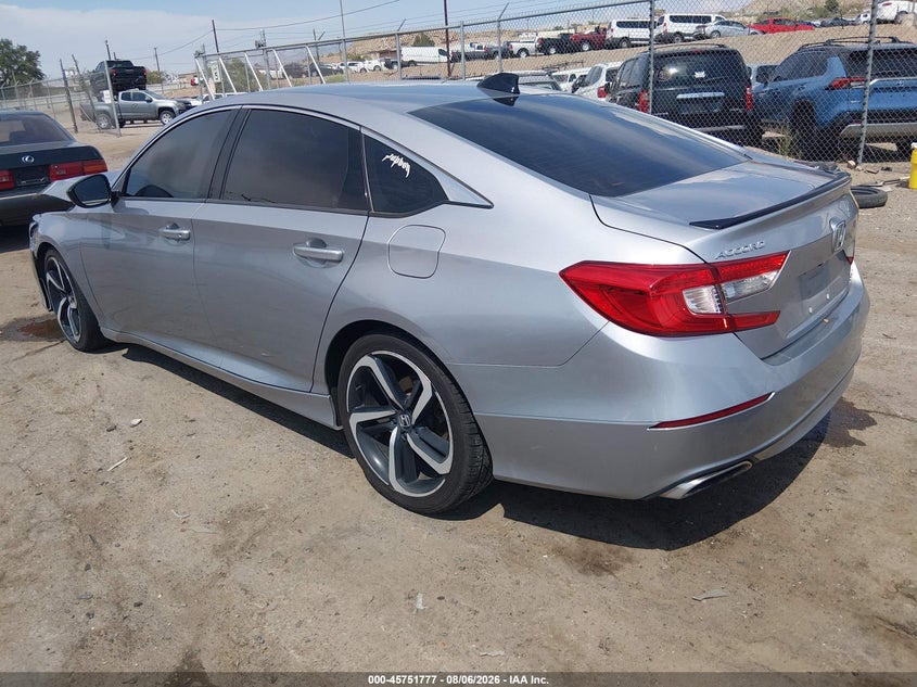 Vin: 1hgcv1f34ma078305, lot: 46250499, honda accord sport 20213