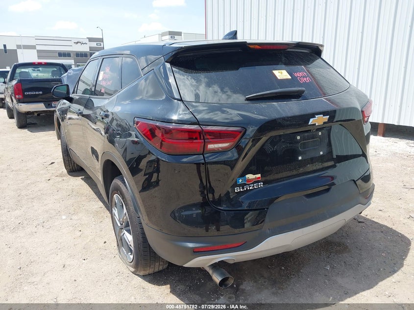 Vin: 3gnkbcr49ss273192, lot: 46250504, chevrolet blazer fwd 2lt 20253