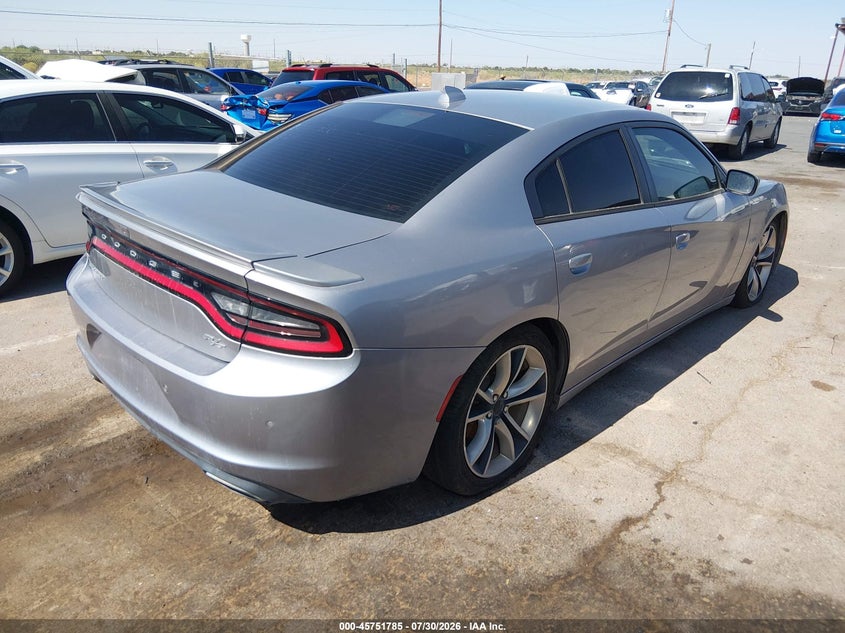 Vin: 2c3cdxct2fh762352, lot: 46250507, dodge charger r/t 20154