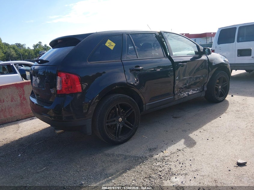 Vin: 2fmdk4jc6dbe05503, lot: 46250513, ford edge sel 20134