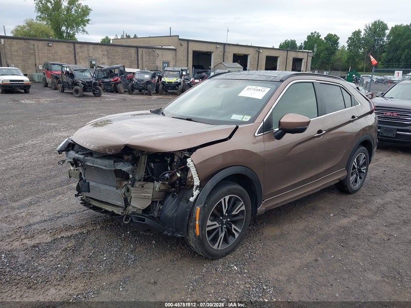 Vin: ja4atwaaxpz004160, lot: 46250534, mitsubishi eclipse cross se s-awc/sel s-awc 20232