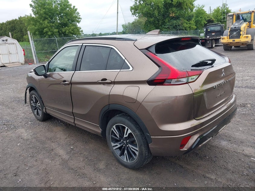 Vin: ja4atwaaxpz004160, lot: 46250534, mitsubishi eclipse cross se s-awc/sel s-awc 20233
