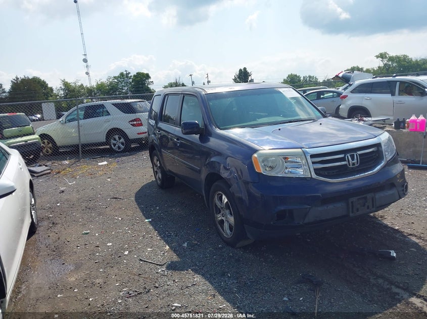 Vin: 5fnyf4h50db080836, lot: 46250543, honda pilot ex-l 2013 img_1
