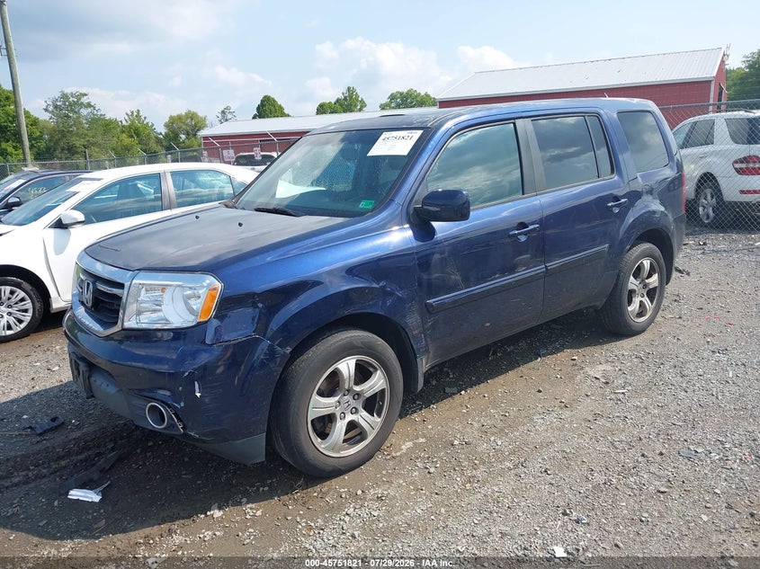 Vin: 5fnyf4h50db080836, lot: 46250543, honda pilot ex-l 20132