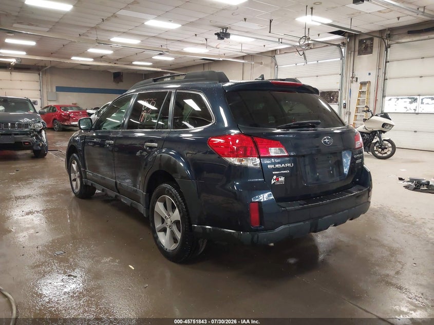 Vin: 4s4brbpc3e3285014, lot: 46250565, subaru outback 2.5i limited 20143