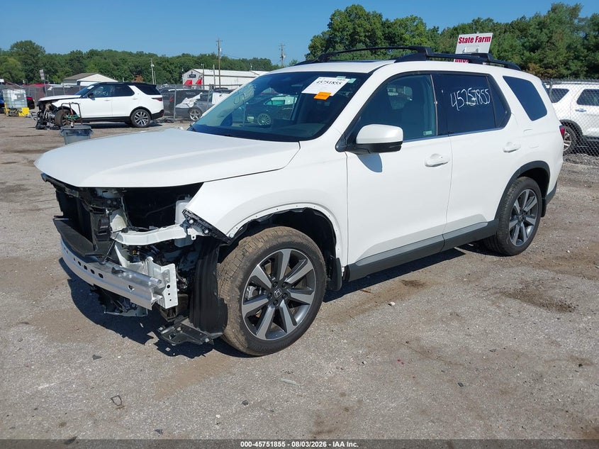 Vin: 5fnyg1h74sb188435, lot: 46250577, honda pilot touring 20252