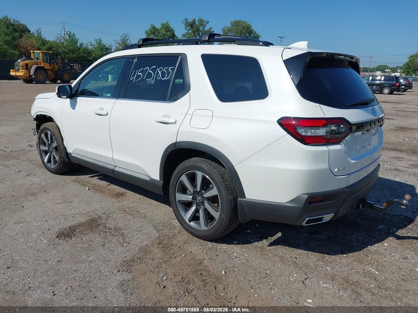 Vin: 5fnyg1h74sb188435, lot: 46250577, honda pilot touring 20253