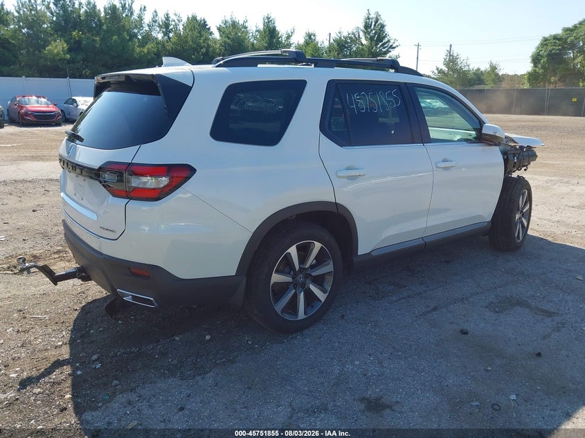Vin: 5fnyg1h74sb188435, lot: 46250577, honda pilot touring 20254