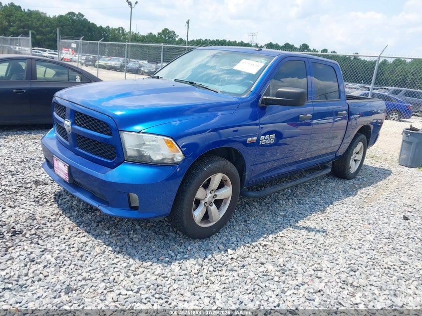 Vin: 3c6rr6kt9gg142626, lot: 46250580, ram 1500 express 20162