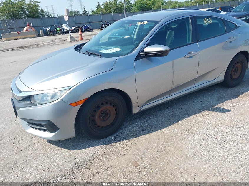 Vin: 19xfc2f50ge010142, lot: 46250589, honda civic lx 20162