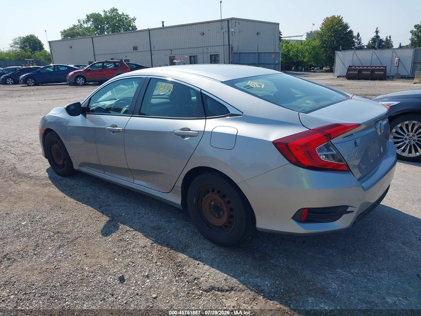 Vin: 19xfc2f50ge010142, lot: 46250589, honda civic lx 20163