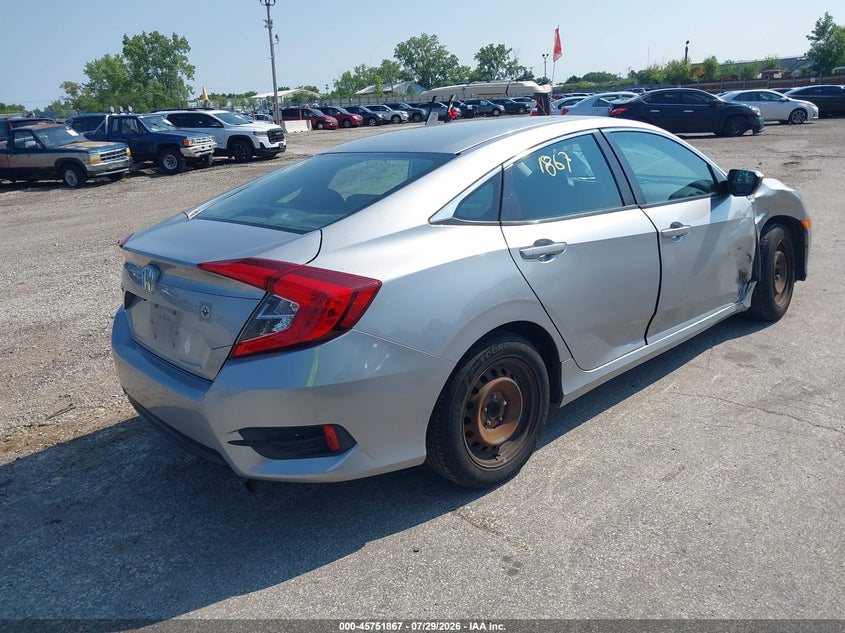 Vin: 19xfc2f50ge010142, lot: 46250589, honda civic lx 20164