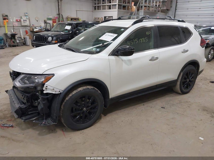 Vin: 5n1at2mv6jc727880, lot: 46250607, nissan rogue sv 20182