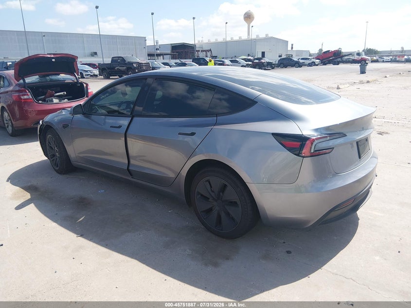 2025 TESLA MODEL 3 SEDAN ELECTRIC