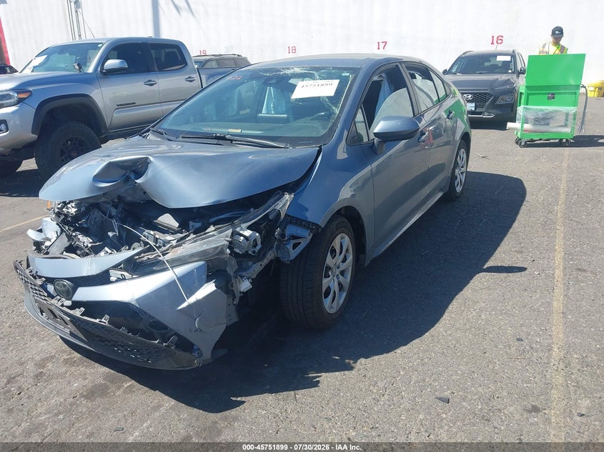 Vin: 5yfepmaexmp246522, lot: 46250621, toyota corolla le 20212