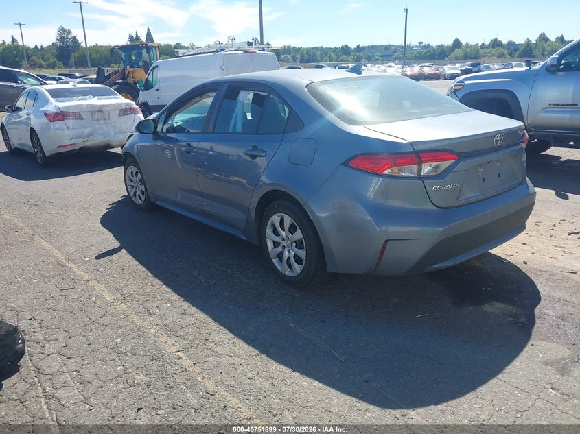 Vin: 5yfepmaexmp246522, lot: 46250621, toyota corolla le 20213
