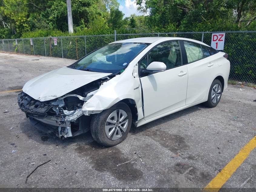 Vin: jtdkarfu8h3038932, lot: 46250630, toyota prius three 20172