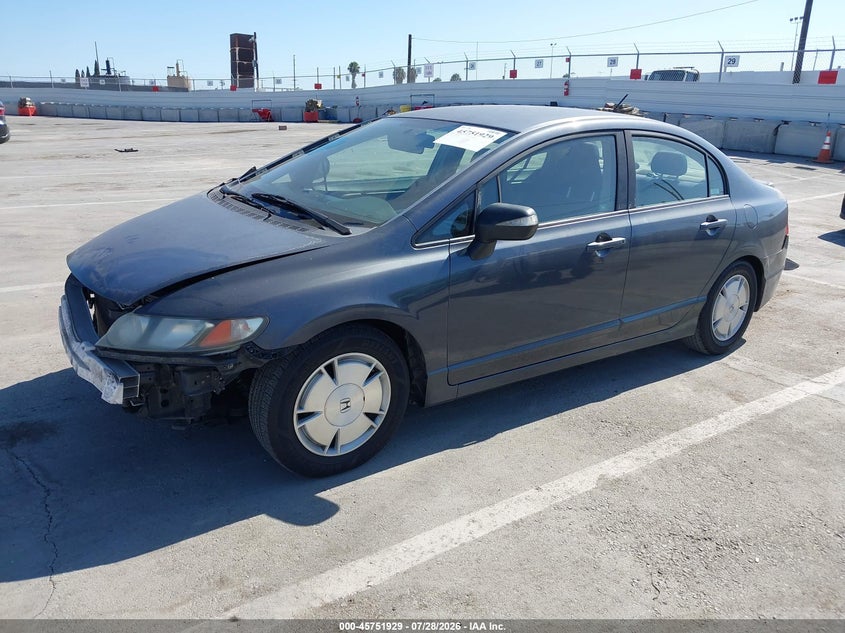 2008 HONDA CIVIC HYBRID auction photo 2