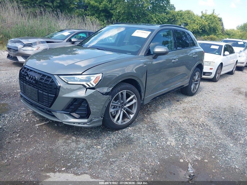 Vin: wa1decf34s1031751, lot: 46250674, audi q3 premium 45 tfsi s line quattro tiptronic 20252
