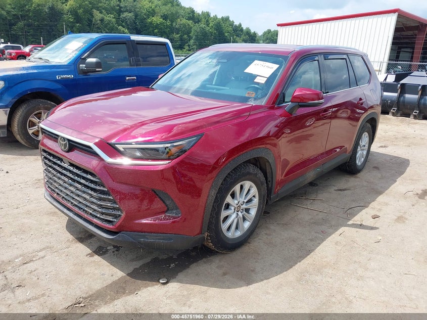 Vin: 5tdacab55ss033733, lot: 46250682, toyota grand highlander hybrid xle 20252