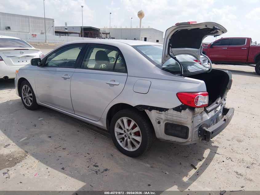 Vin: jtdbu4ee5b9129410, lot: 46250694, toyota corolla le 20113