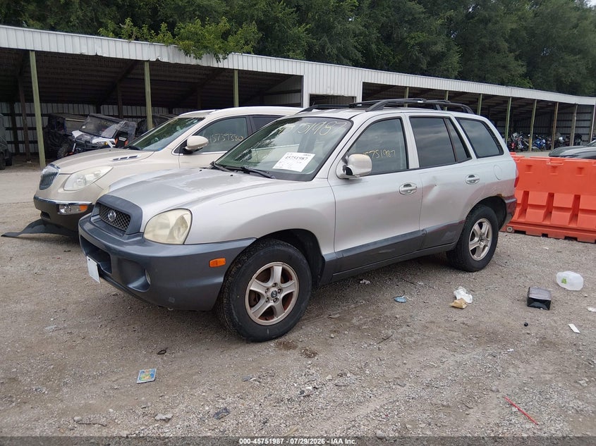 2004 Hyundai Santa Fe, Звичайний знос, IAAI, VIN KM8SC73D74L660540 — фото 2