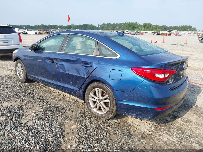 Vin: 5npe24af7hh565872, lot: 46250728, hyundai sonata se 20173